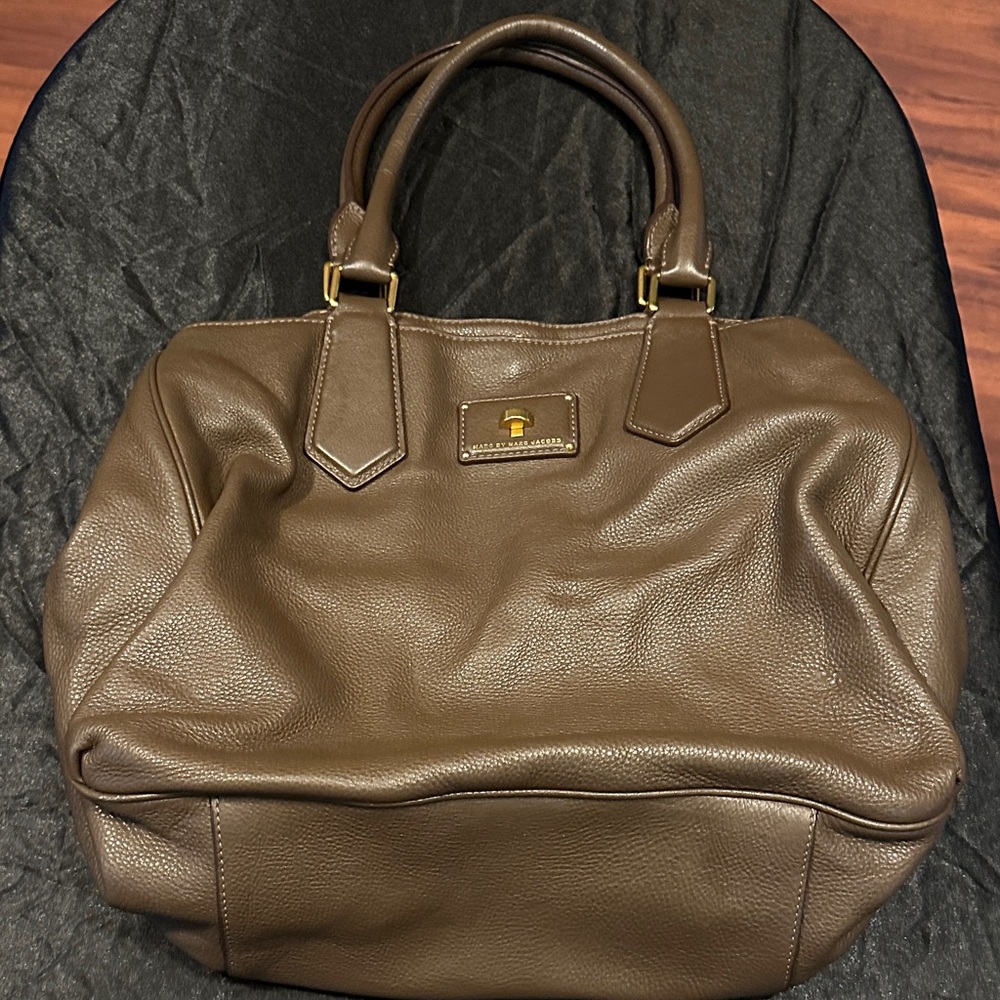 Brown Leather Tote Bag